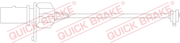 Czujnik zużycia klocka